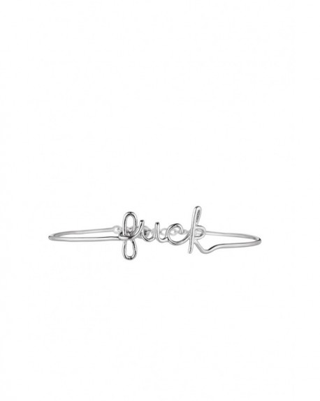Bracelet à message "FUCK" en Laiton