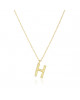 Collier Lettre H Bambou