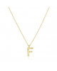 Collier Lettre F Bambou