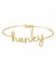Bracelet à message "HONEY" en Laiton doré