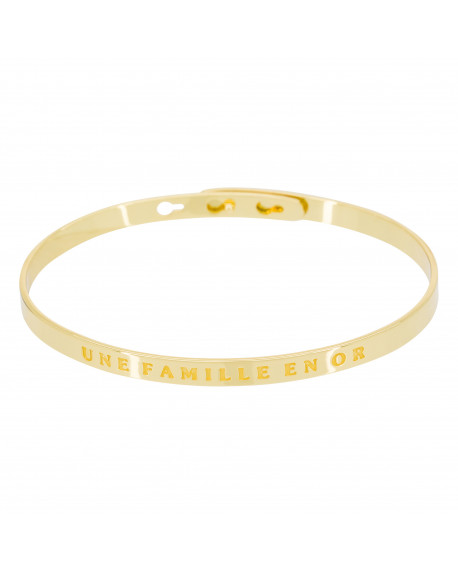 Bracelet "Une famille en or"